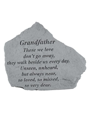 GRANDFATHER/Those we love...memorial stone Custom product