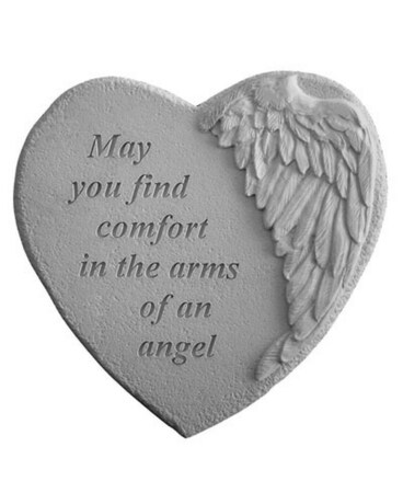 May you find comfort...winged heart Custom product