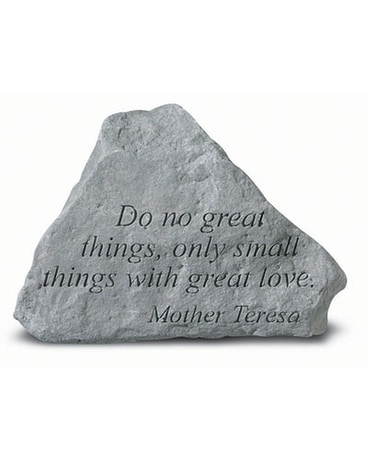Do no great things...stone Custom product