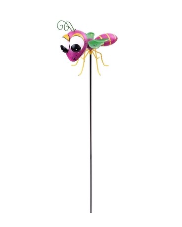 Purple Wasp Garden Stake Custom product