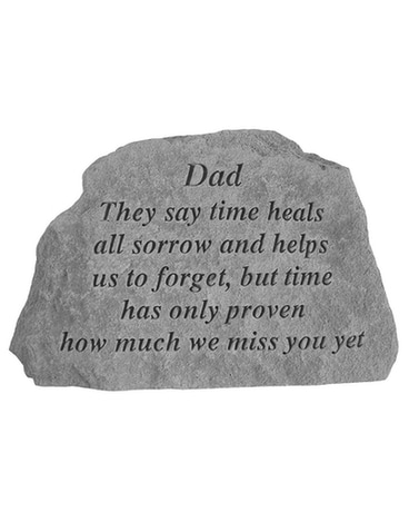 DAD They say time heals...stone Custom product