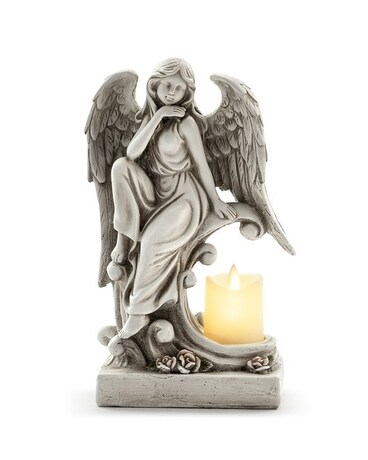 Angel with LED candle Custom product