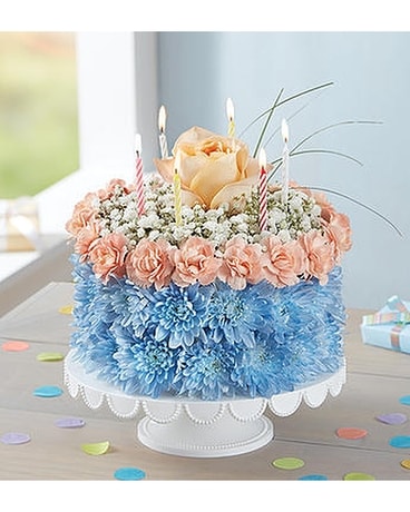 Birthday Wishes Flower Cake Coastal In El Cajon Ca Conroy S Flowers