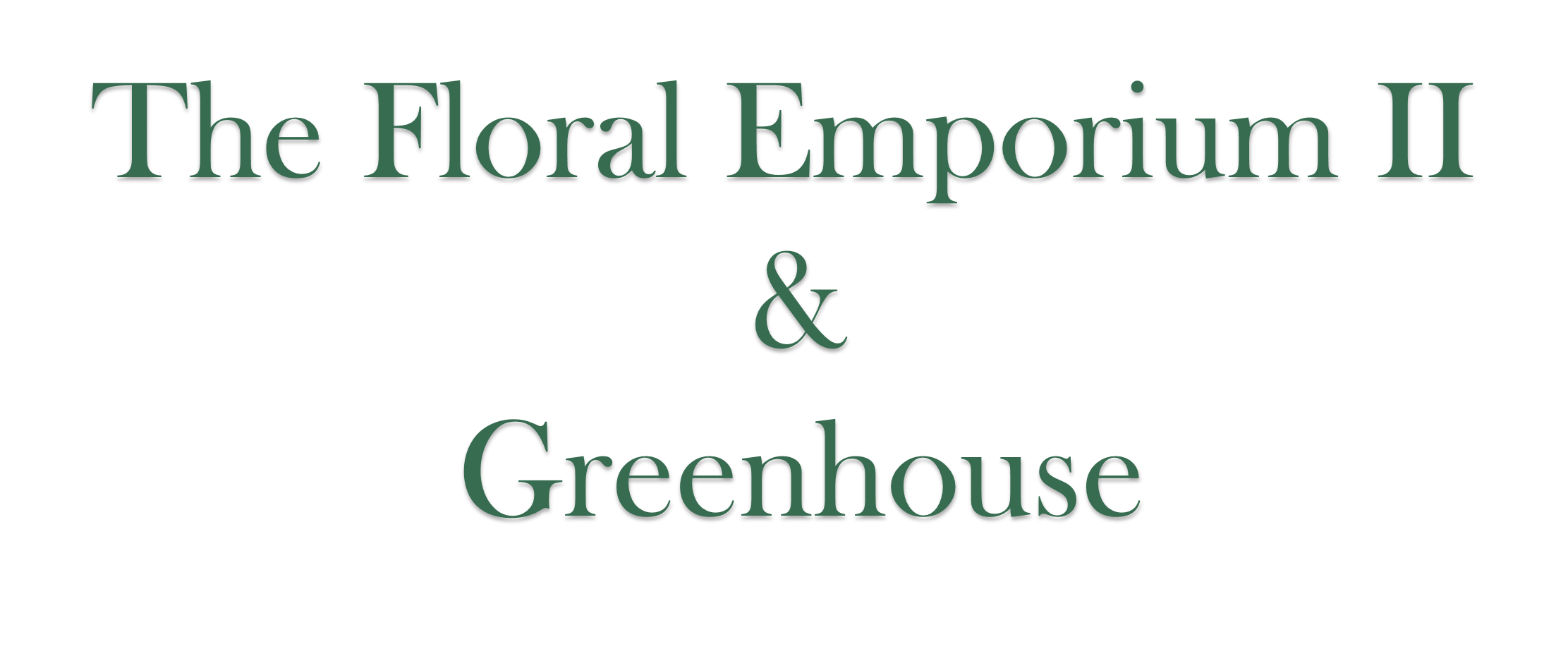 The Floral Emporium II & Greenhouse - Logo