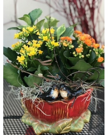 Fall's Seasonal Serenade Flower Arrangement