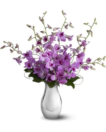 Orchids Reflections Flower Arrangement