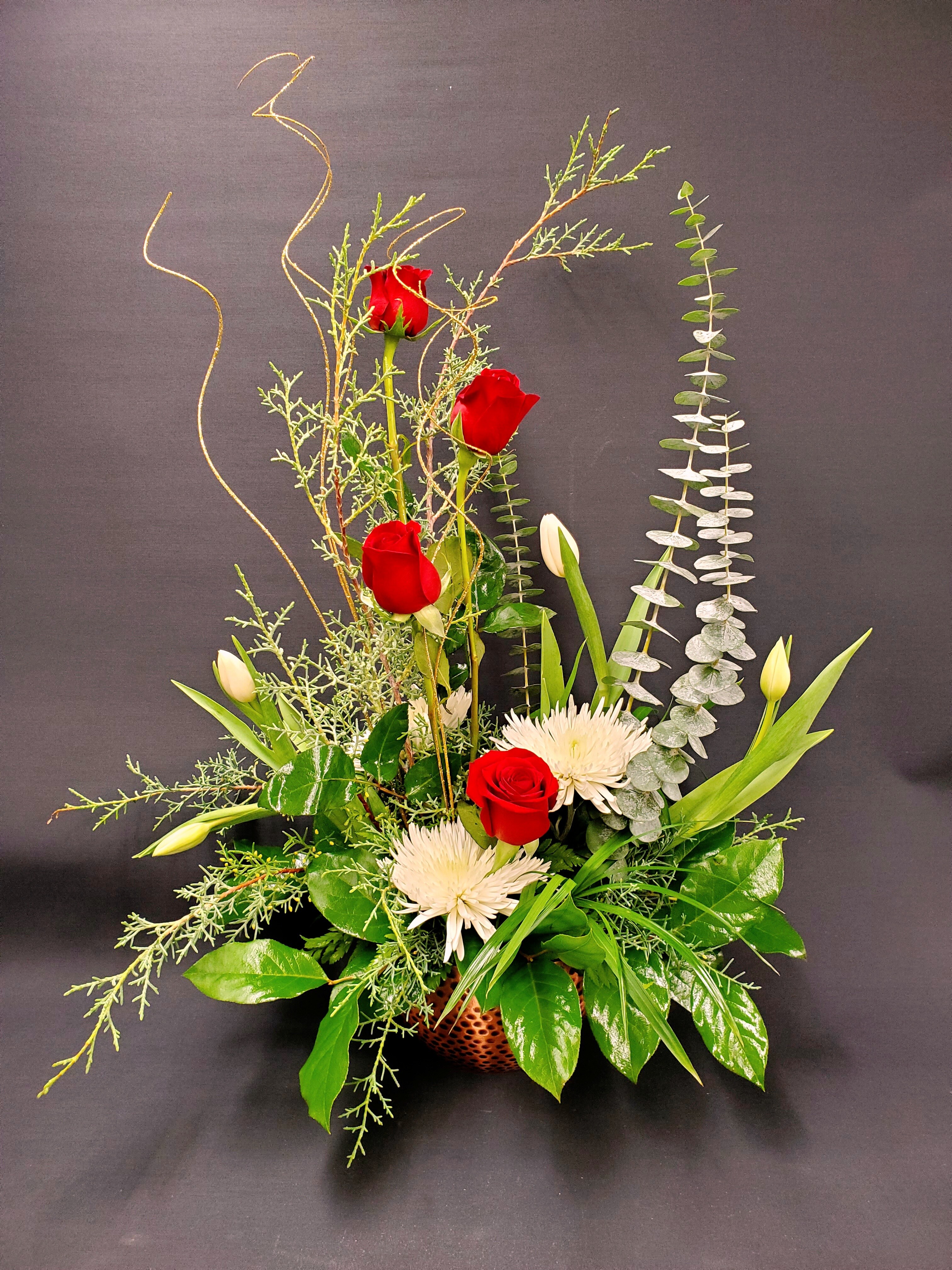 Centered In Style Flower Arrangement