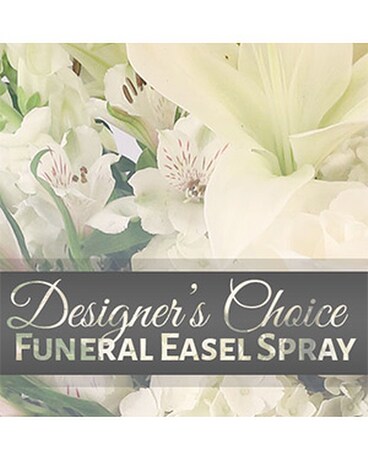 Designer's Choice - Standing Easel Spray Sympathy Arrangement