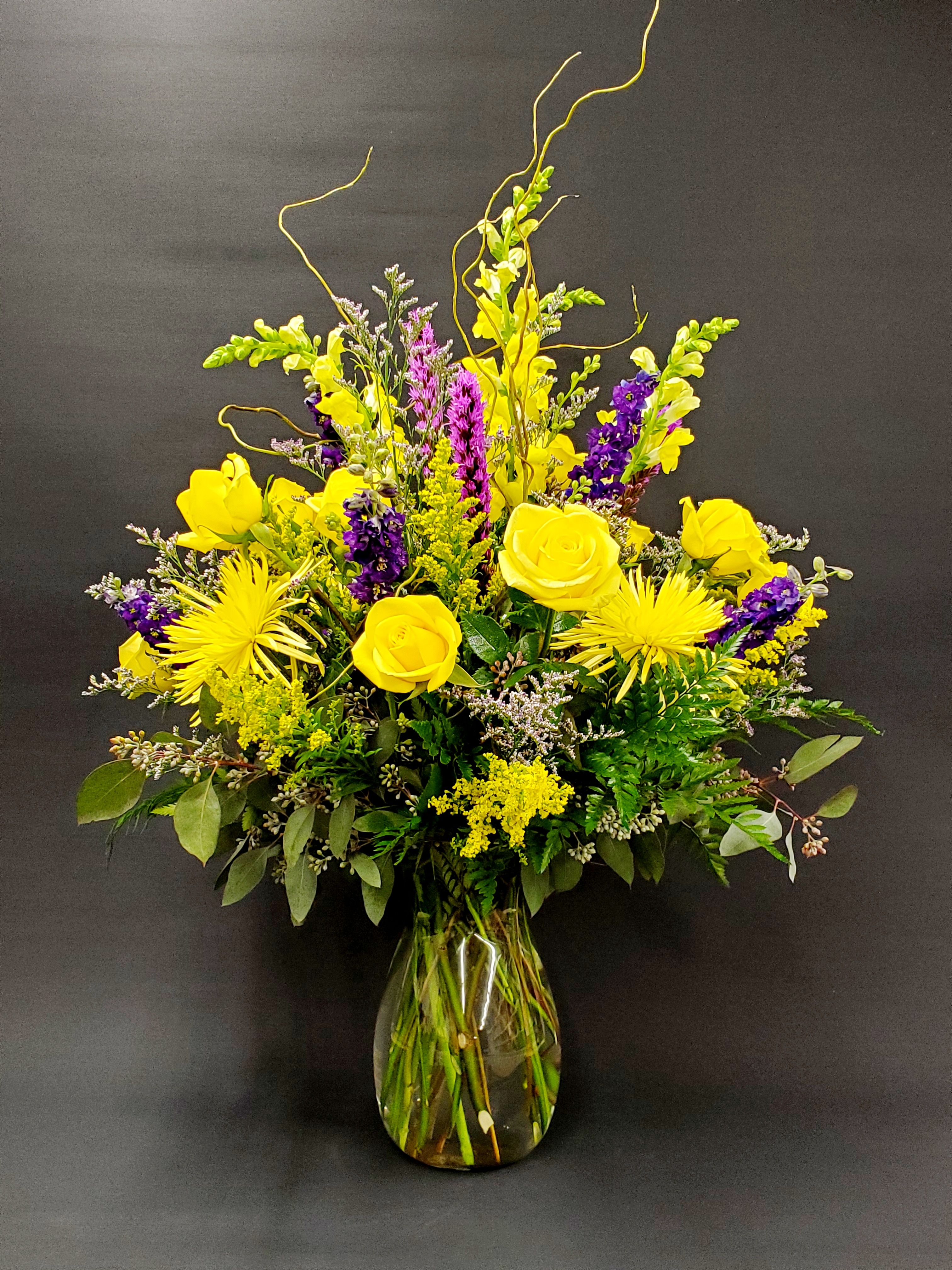 Sunshine In A Vase Flower Arrangement