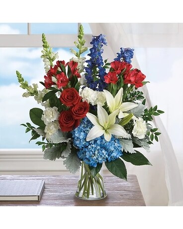 July 4th Flower Arrangement