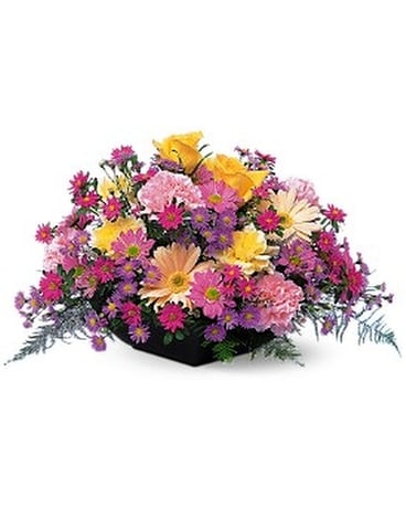 Garden Centerpiece Flower Arrangement