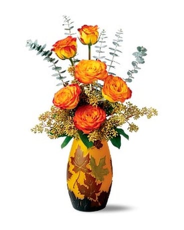 Teleflora's Leaves of Fall Bouquet Flower Arrangement