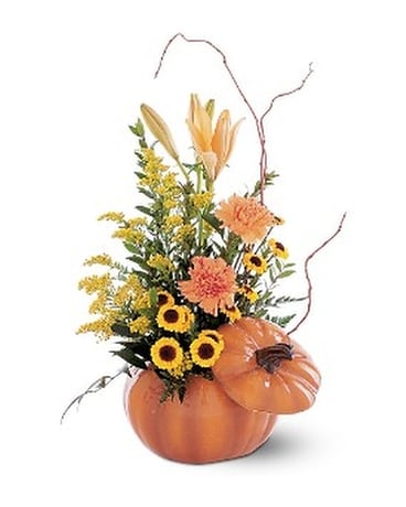 Pumpkin Delight Flower Arrangement