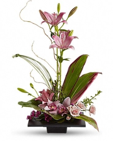 Imagination Blooms With Cymbidium Orchids Flower Arrangement