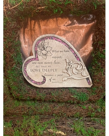 Stone heart Flower Arrangement
