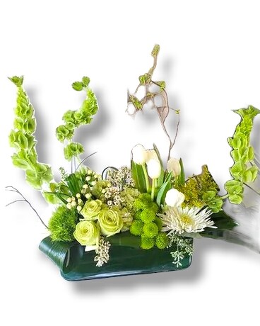 Green Galore Flower Arrangement