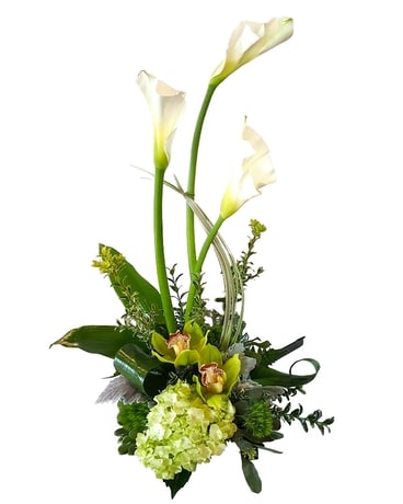 Zen Green Flower Arrangement