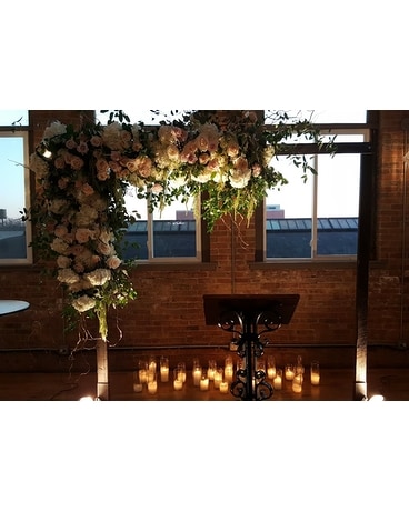 Rustic Arch Arrangement Flower Arrangement