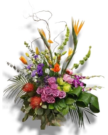 Tropical Sunset Flower Arrangement
