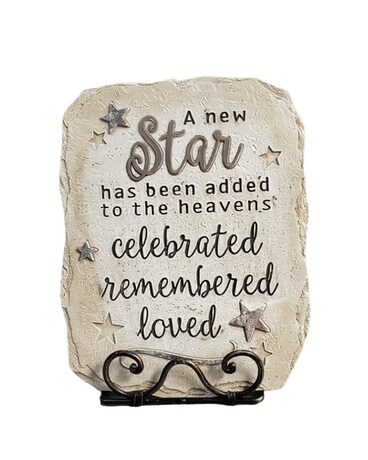 A New Star Stone on Easel Gifts