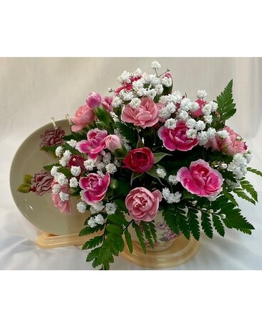 Victorian Tea Cup Flower Arrangement