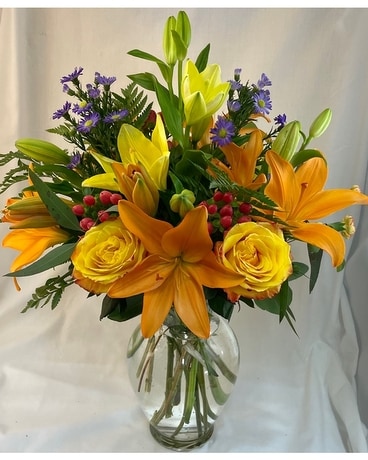 English Garden Flower Arrangement