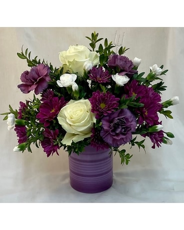 Lavender Swirl Flower Arrangement
