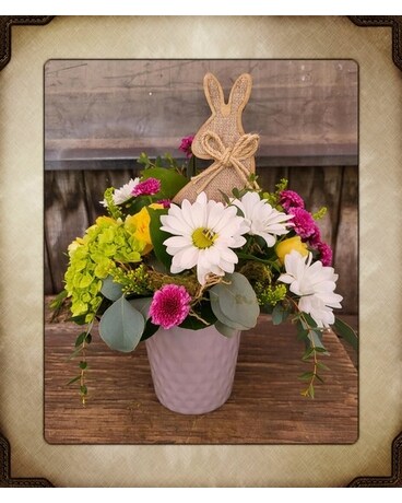 Easter Bunny Flower Arrangement