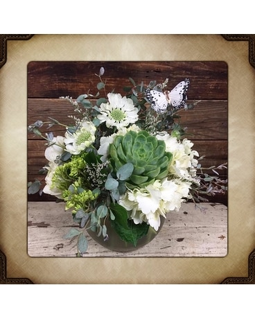 Succulent Statement Flower Arrangement