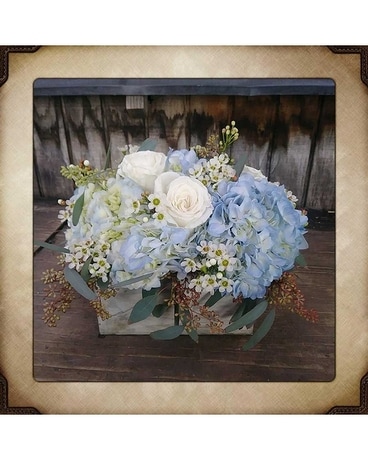 Blue Elegance Flower Arrangement