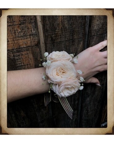 Ribbon Tie Corsage Flower Arrangement