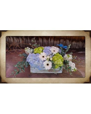 Blue Sky Flower Arrangement