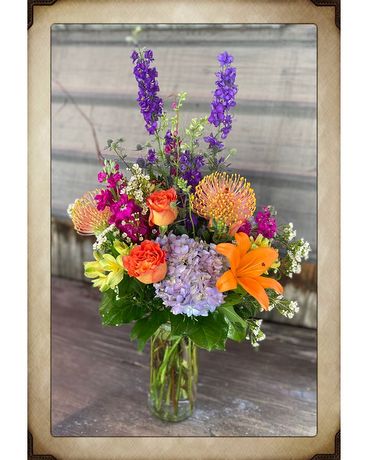 Colorful Love Flower Arrangement