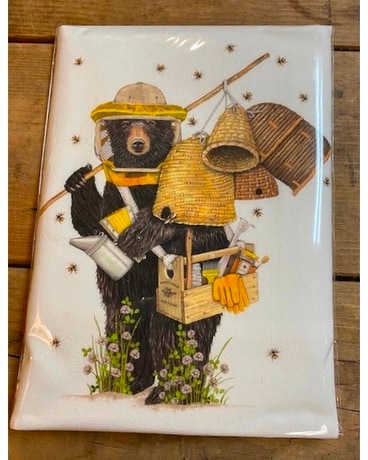 Bee Keeper Kitchen Towel Flower Arrangement