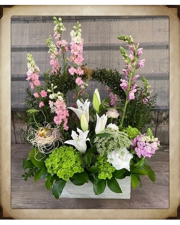 Birds of a Feather Flower Arrangement