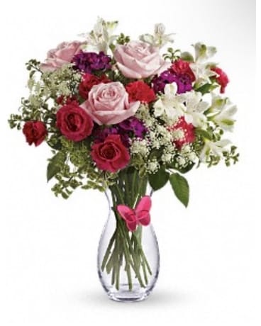 Pretty Butterfly Bouquet Flower Arrangement