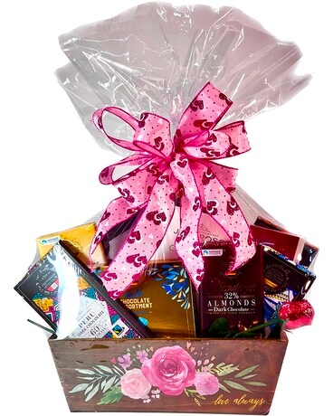 Love Always Chocolate box Flower Arrangement