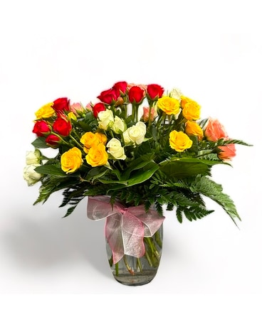 1 Dozen Spray Roses Flower Arrangement