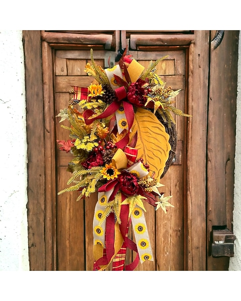 tobacco wreath Tobacco Leaf Wreath in Wake Forest NC