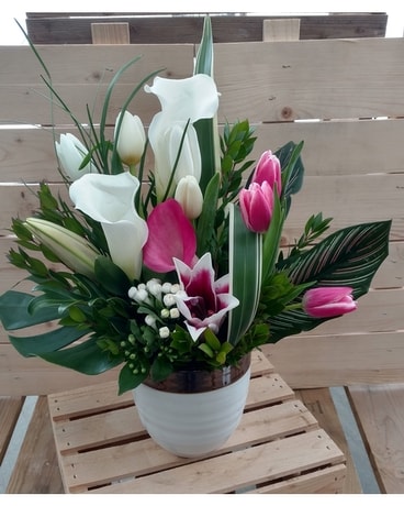 Two Tickets to Paradise Flower Arrangement