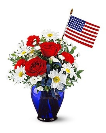 Spirit of America Flower Arrangement