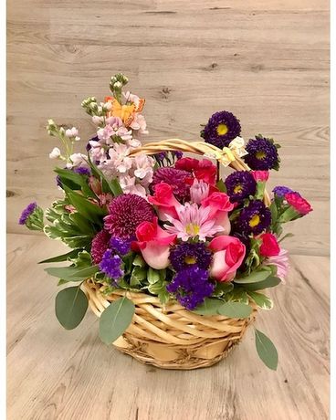 Floral Basket Basket Arrangement