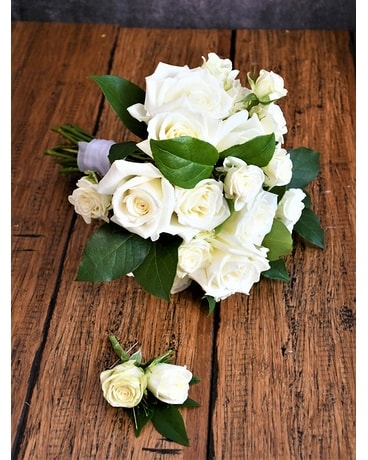 Wonderful in White Flower Arrangement