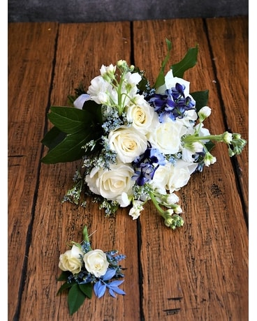 Blue Belle Bouquet Flower Arrangement