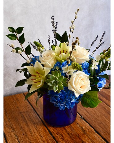 Bluberry Flower Arrangement