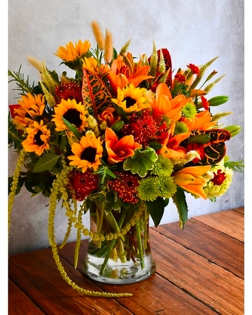 Fall Festival Flower Arrangement