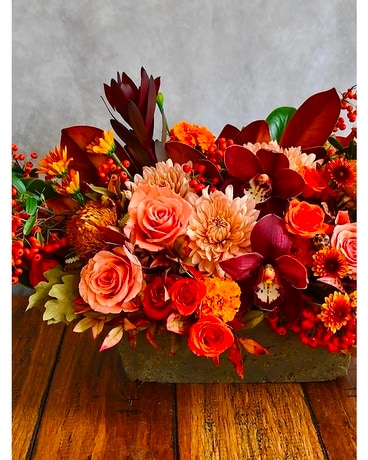 Butterscotch Flower Arrangement