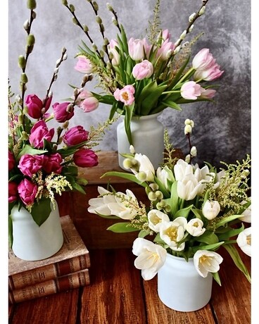 Tulip Time Flower Arrangement