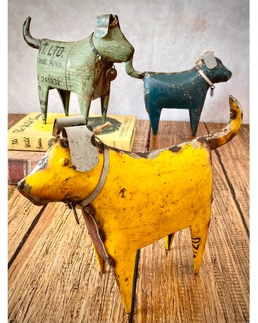 Doggy dog Flower Arrangement