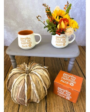Pumpkin Spice Flower Arrangement